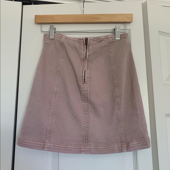 Pacsun Nude Pink Mini Skirt- Size 25 - Picture 2 of 2